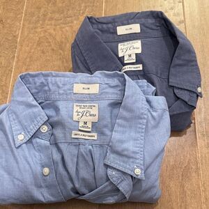 J Crew Secret Wash cotton poplin shirt Bundle
